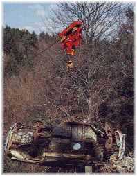 Transportieren von Kehricht